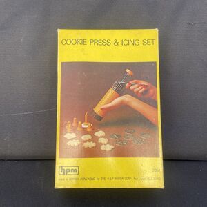 Vintage HPM Cookie Press & Icing Set 2057 Complete in Box